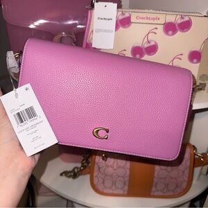 Coach Mila Crossbody Bag in FUSHIA